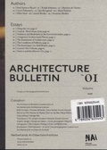Cover: Architecture - NAI Publishers