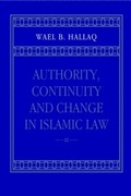 Cover: Authority, Continuity and Change in Islamic Law - Cambridge University Press