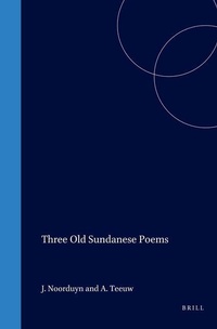 Abbildung von: Three Old Sundanese Poems - K.I.T.L.V.