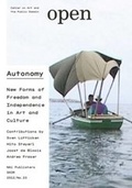 Cover: Open 23 - Autonomy. New Forms of Freedom and Independence in Art and Culture - NAI Publishers