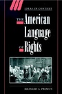Cover: The American Language of Rights - Cambridge University Press