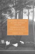 Cover: Defending Literature in Early Modern England - Cambridge University Press