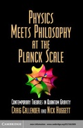 Cover: Physics Meets Philosophy at the Planck Scale - Cambridge University Press