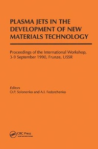 Abbildung von: Plasma Jets in the Development of New Materials Technology - VSP International Science Publishers