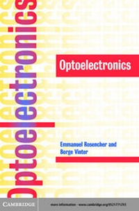 Enlarge image Cover: Optoelectronics - Cambridge University Press