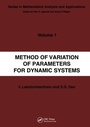 Cover: Method of Variation of Parameters for Dynamic Systems - Taylor & Francis