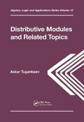 Cover: Distributive Modules and Related Topics - Taylor & Francis