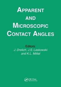 Enlarge image Cover: Apparent and Microscopic Contact Angles - VSP International Science Publishers