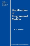 Cover: Stabilization of Programmed Motion - Taylor & Francis