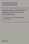 Cover: Biodegradation and Durability of Materials under the Effect of Microorganisms - VSP International Science Publishers