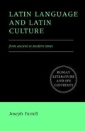Cover: Latin Language and Latin Culture - Cambridge University Press