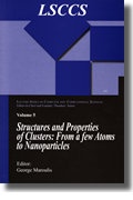 Cover: Structure and Properties of Clusters: from a few Atoms to Nanoparticles - VSP International Science Publishers