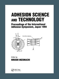Abbildung von: Adhesion Science and Technology - Taylor & Francis