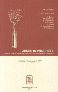 Enlarge image Cover: Order in Progress - Leuven University Press