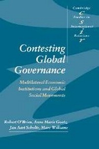 Enlarge image Cover: Contesting Global Governance - Cambridge University Press