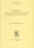 Cover: Myricae - Leuven University Press