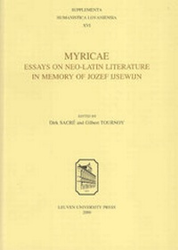 Enlarge image Cover: Myricae - Leuven University Press