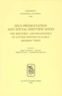 Enlarge image Cover: Self-Presentation and Social Identification - Leuven University Press