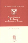 Cover: Beyond Empiricism - Leuven University Press