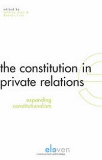 Enlarge image Cover: The Constitution in Private Relations - Eleven International Publishing