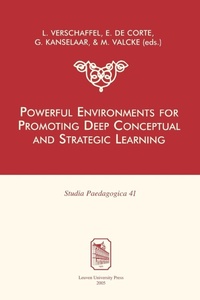 Enlarge image Cover: Powerful Environments for Promoting Deep Conceptual and Strategic Learning - Leuven University Press