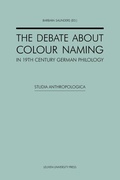 Cover: The Debate about Colour Naming in 19th-Century German Philology - Leuven University Press