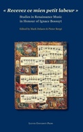 Cover: "Recevez ce mien petit labeur" - Leuven University Press
