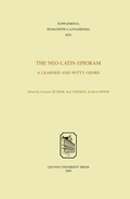 Cover: The Neo-Latin Epigram - Leuven University Press