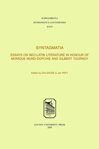 Enlarge image Cover: Syntagmatia - Leuven University Press