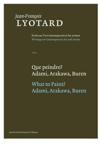 Enlarge image Cover: Que peindre?/What to Paint? - Leuven University Press