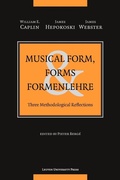 Cover: Musical Form, Forms, and Formenlehre - Leuven University Press
