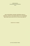 Cover: De rationibus quibus homines docti artem Latine colloquendi et ex tempore dicendi saeculis XVI et XVII coluerunt - Leuven University Press