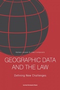 Cover: Geographic Data and the Law - Leuven University Press