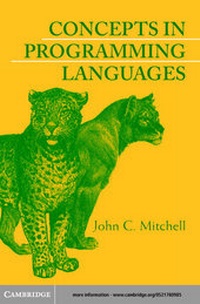 Enlarge image Cover: Concepts in Programming Languages - Cambridge University Press