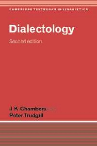 Enlarge image Cover: Dialectology - Cambridge University Press
