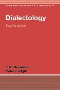 Enlarge image Cover: Dialectology - Cambridge University Press