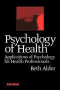 Cover: Psychology of Health 2nd Ed - Psychology Press Ltd