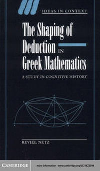 Enlarge image Cover: The Shaping of Deduction in Greek Mathematics - Cambridge University Press