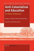 Cover: Anti-Colonialism and Education - Sense Publishers