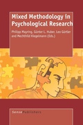 Cover: Mixed Methodology in Psychological Research - Sense Publishers