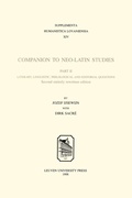Cover: Companion to Neo-Latin Studies - Leuven University Press