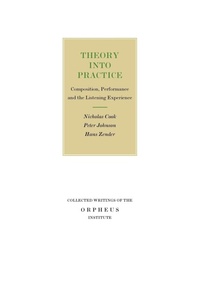 Enlarge image Cover: Theory into Practice - Leuven University Press