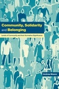 Cover: Community, Solidarity and Belonging - Cambridge University Press