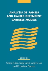 Enlarge image Cover: Analysis of Panels and Limited Dependent Variable Models - Cambridge University Press