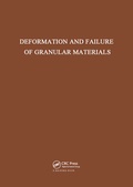Cover: Deformation and Failure of Granular Materials - A A Balkema Publishers