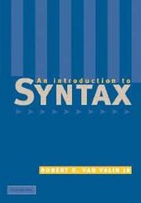 Enlarge image Cover: An Introduction to Syntax - Cambridge University Press