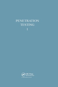 Abbildung von: Penetration Testing, volume 1 - A A Balkema Publishers