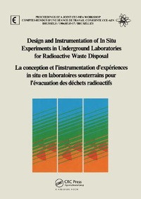 Enlarge image Cover: Design and Instrumentation of In-Situ Experiments in Underground Laboratories for Radioactive Waste Disposal - A A Balkema Publishers