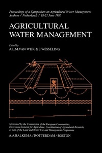 Abbildung von: Agricultural Water Management - A A Balkema Publishers