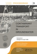 Cover: Contaminant Transport in Groundwater - A A Balkema Publishers